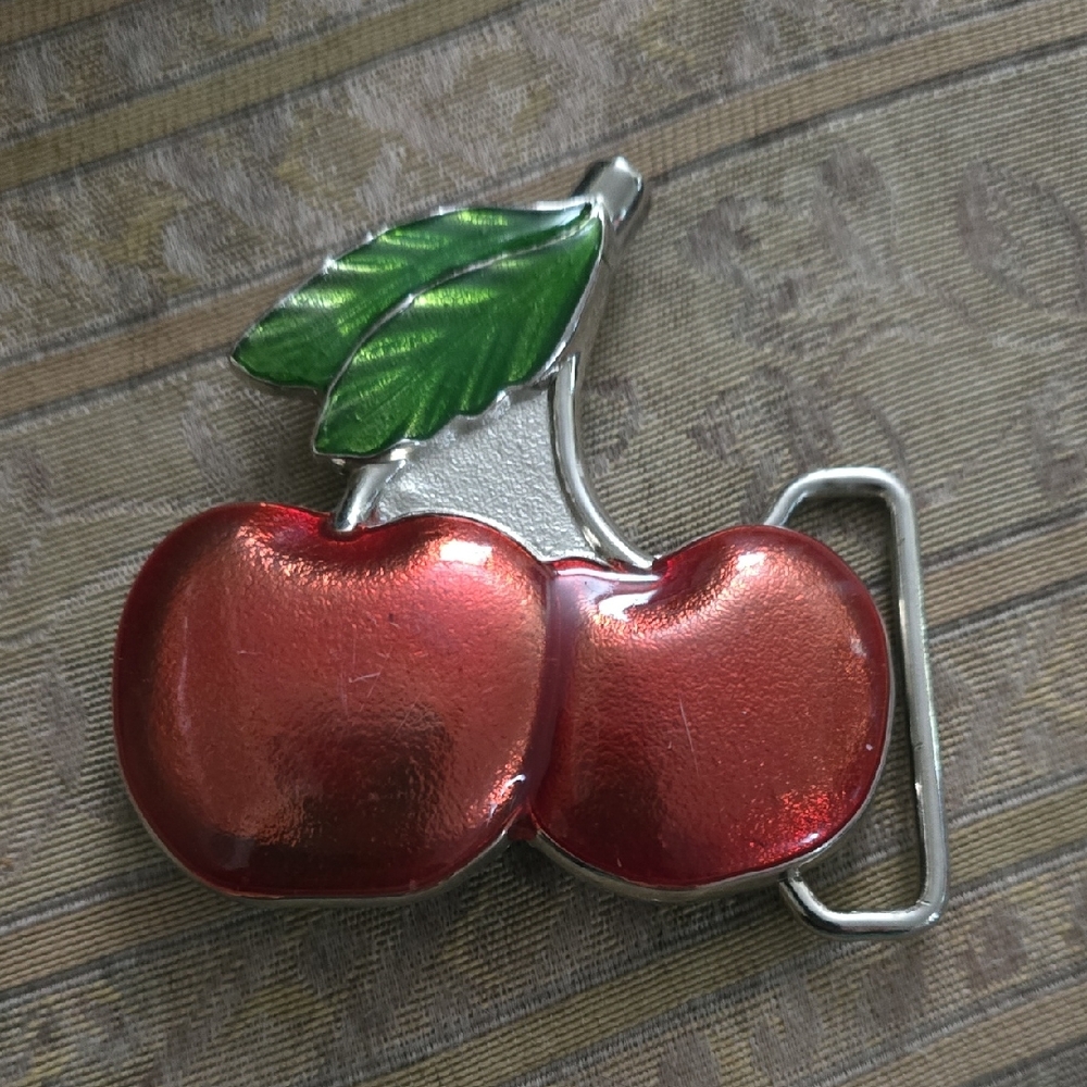 Cherry Shaped Belt Buckle